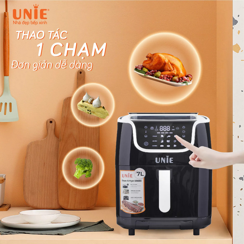 Nồi chiên hơi nước Unie US-6800